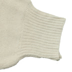 Gilet Court Femme Beige en Maille | Détails Floraux – Zelcara