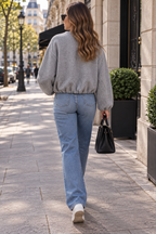 Veste Bomber Zippée Col Rond & Coupe Moderne | Zelcara