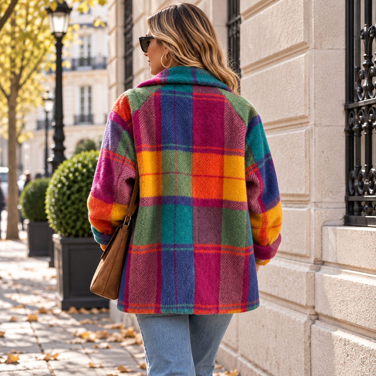 Surchemise à Carreaux Oversize en Polaire | Zelcara