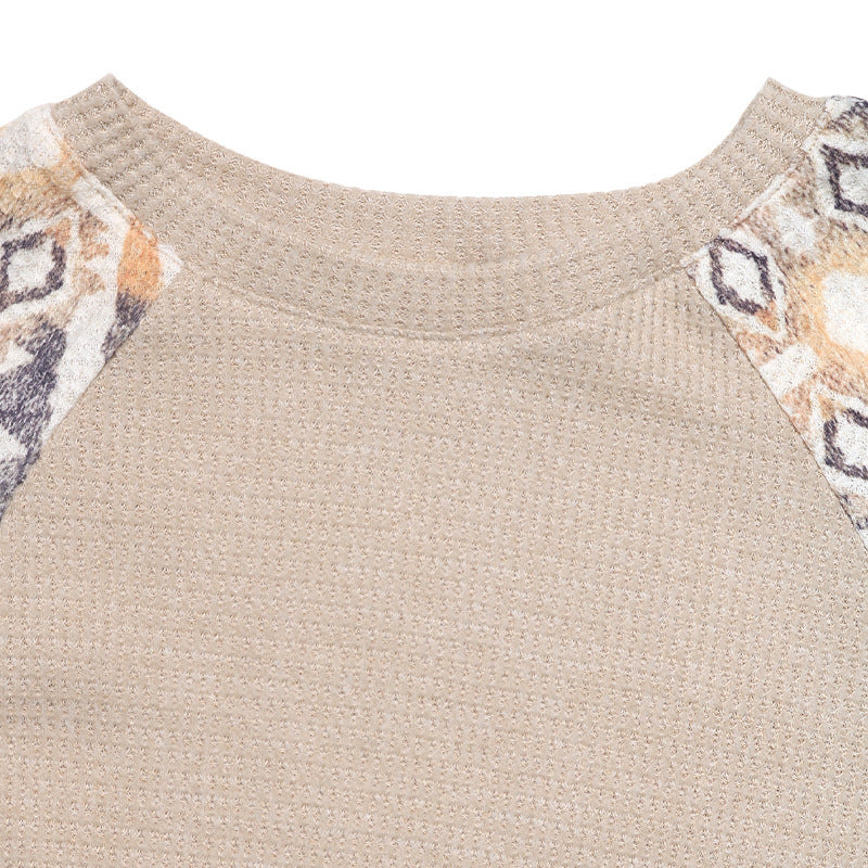 Pull Femme en Maille Texturée Manches Contrastées | Zelcara