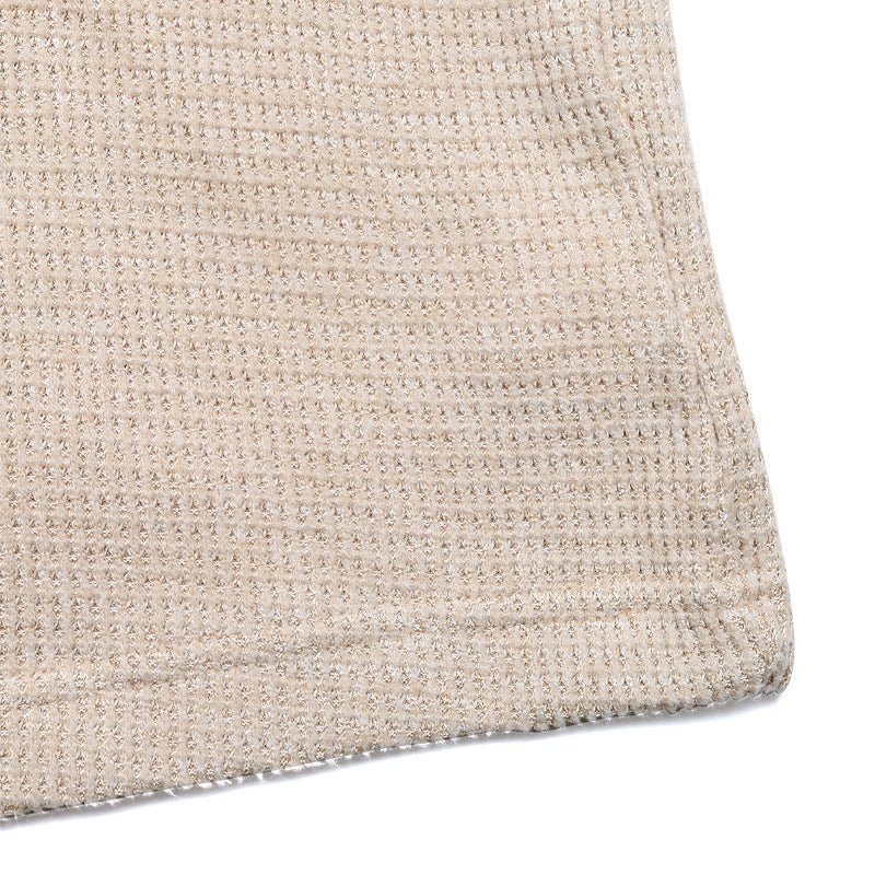 Pull Femme en Maille Texturée Manches Contrastées | Zelcara