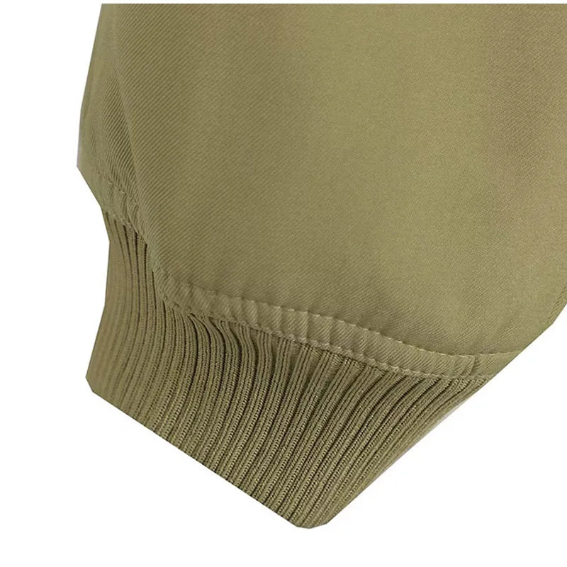 Veste bomber courte avec col montant – Zelcara
