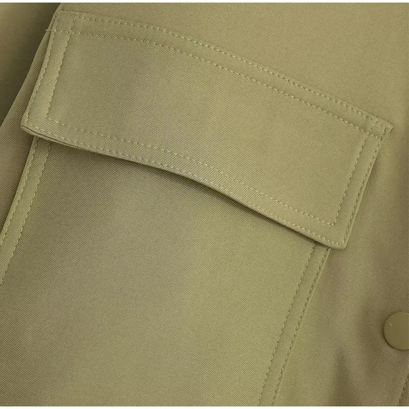 Veste bomber courte avec col montant – Zelcara