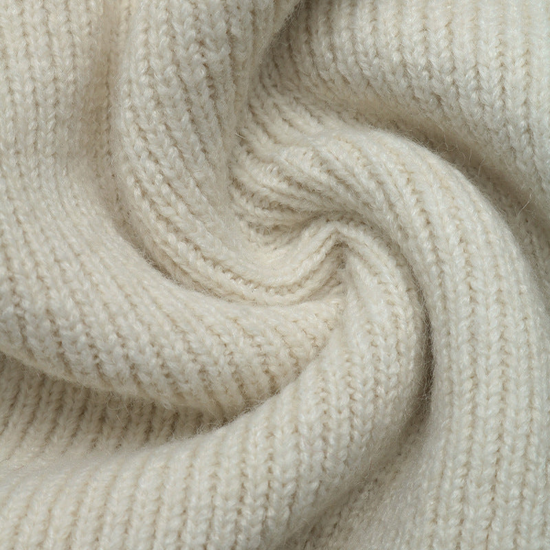 Gilet Court Femme Beige en Maille | Détails Floraux – Zelcara